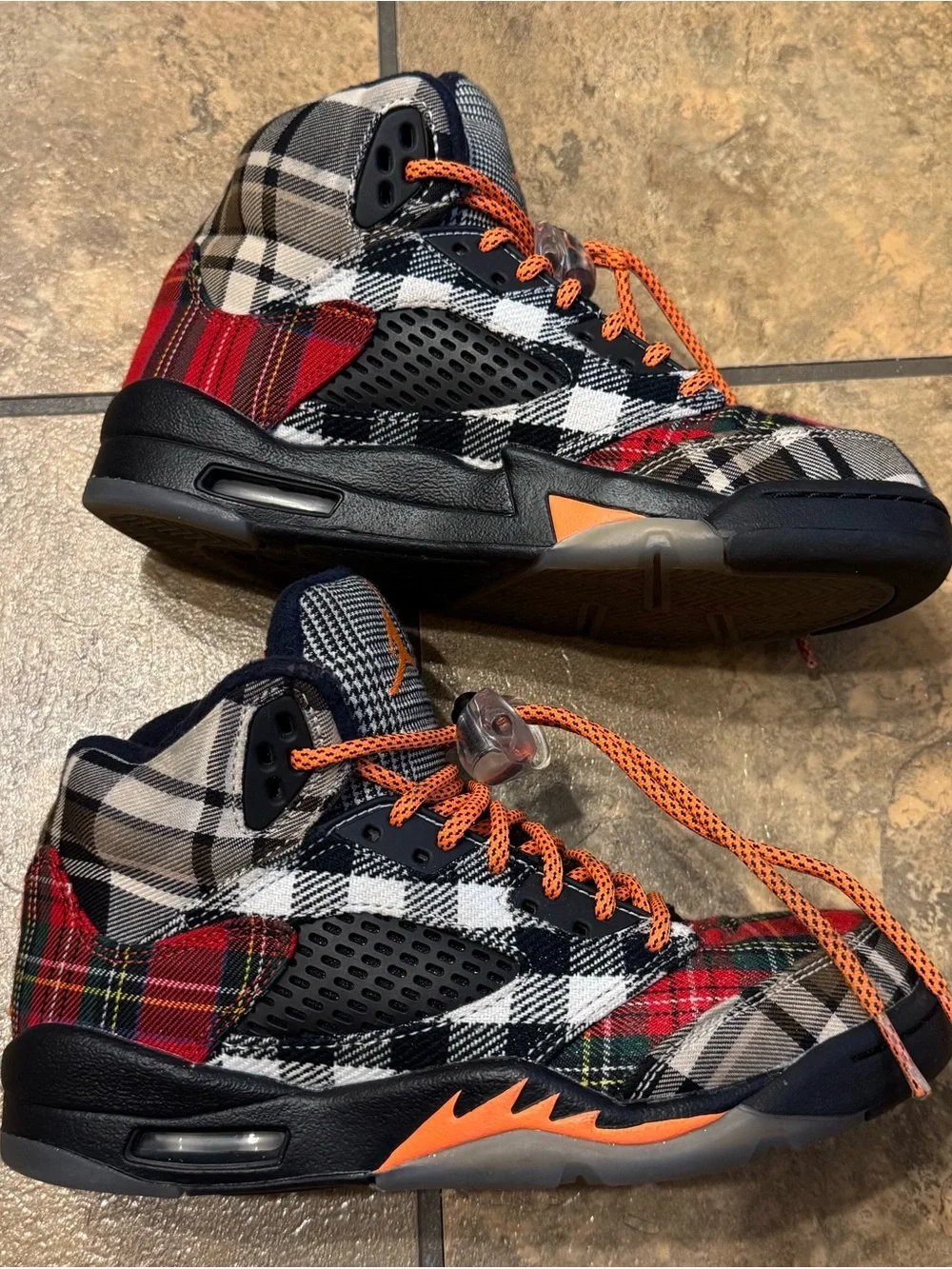 Jordan Retro 5 Plaid